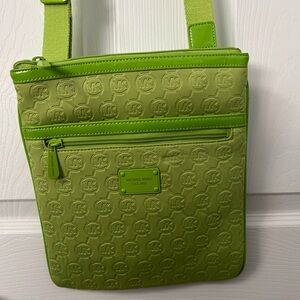 Michael Kors Lime Green Crossbody Bag
